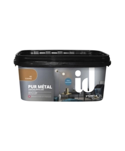VERNICE METALLICA LAVABILE  "PURE COIVRE" COLORE RAME - 2 LT
